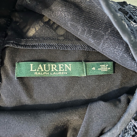 Ralph Lauren Navy Sequin Mini Dress - Picture 6 of 6